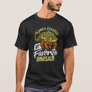 T-shirt Ankylosaurus Dinosaur Cadeau Dino Fossile
