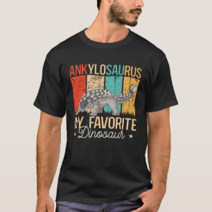 T-shirt Ankylosaurus Dinosaur Paléontologie Fossile