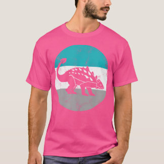 T-shirt Ankylosaurus Retro Dinosaur Cadeau Pour Hommes Ou 