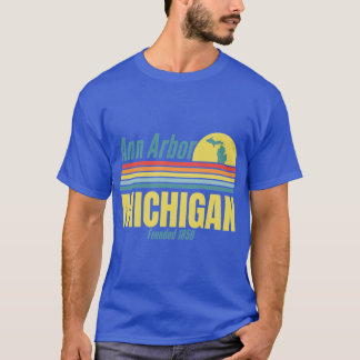 T-shirt Ann Arbor Michigan fondée 1859 Design