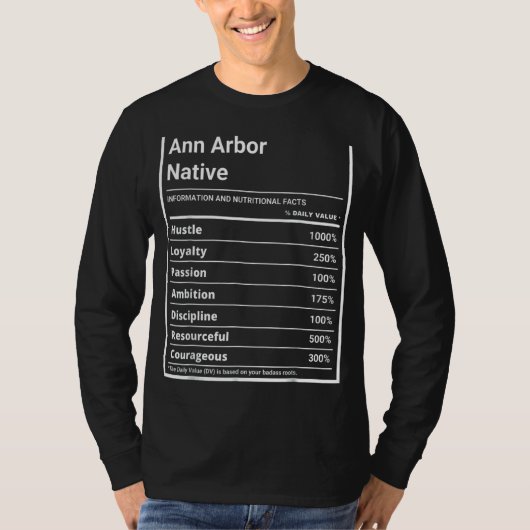 T-shirt Ann Arbor Native Nutrition Pride (Devant)