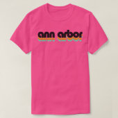 T-shirt Ann Arbor Retro Throwback Sweatshirt (Design devant)