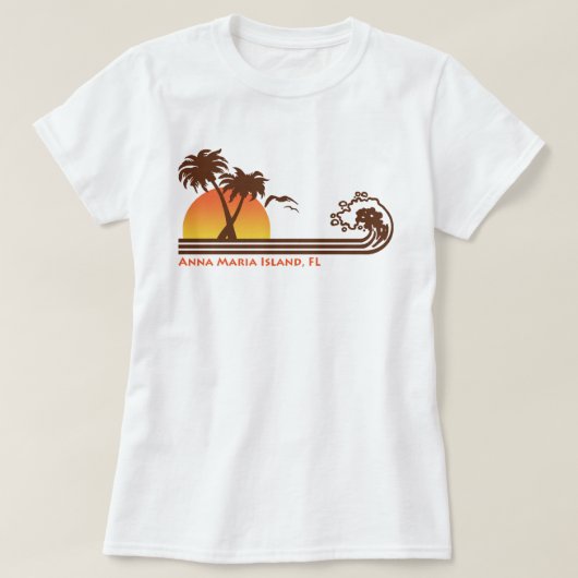 T-shirt Anna Maria Island FL (Design devant)