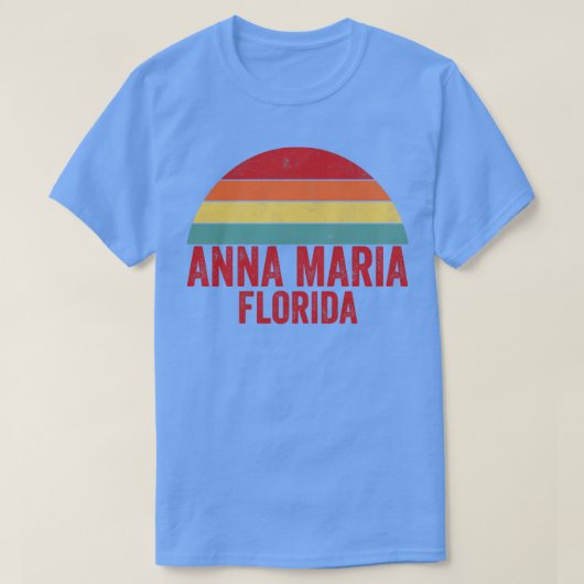 T-shirt Anna Maria Island Floride (Design devant)