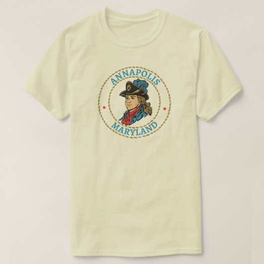 T-shirt Annapolis Maryland Colonial (Design devant)