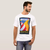 T-shirt Annapolis, voiles (Devant entier)