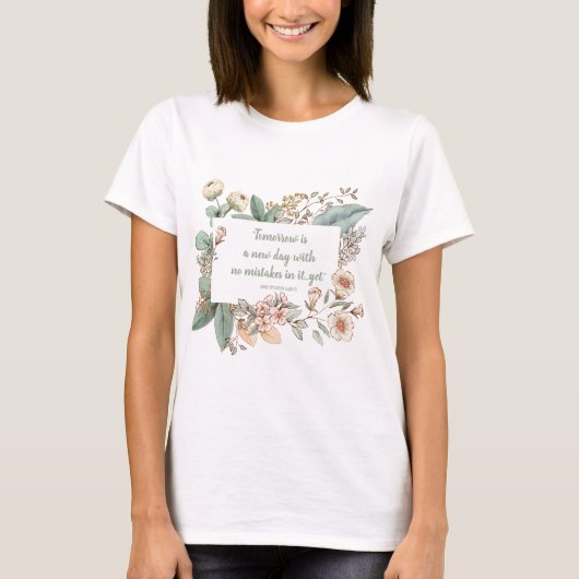 T-shirt Anne of Green Gables Citation du jour | Chemise fe (Devant)
