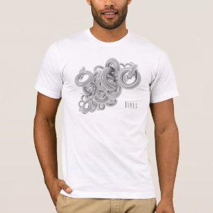 T-shirt Anneaux d'argent