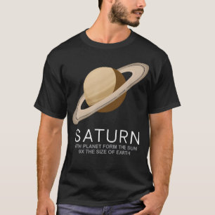 T-shirt Anneaux de la planète Saturne Espace Astronome