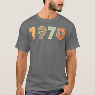 T-shirt Année 1970 Né dans les années 70 garçon