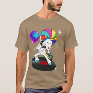T-shirt Année 80 70 Licorne Rétro Disco amie