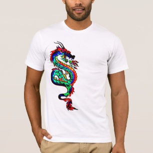 T-shirt Année Chemise de Dragon - Tee de Graphisme Chinois