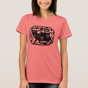T-shirt Année chinoise de la pièce en t de boeuf
