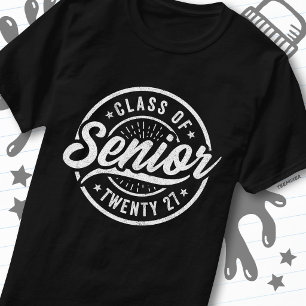 T-shirt Année de fin d'études Rétro Vintage Promotion 2027