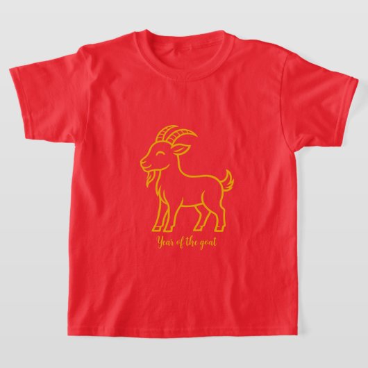 T-shirt Année de la chèvre (Poser)