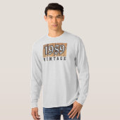 T-shirt année de naissance 1959 (Devant entier)