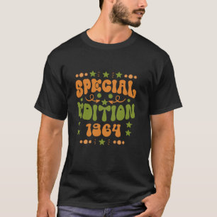 T-shirt Année De Naissance 1964 Anniversaire Design Vintag