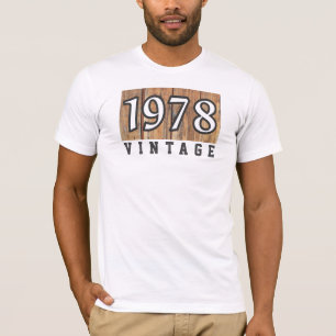 T-shirt année de naissance 1978