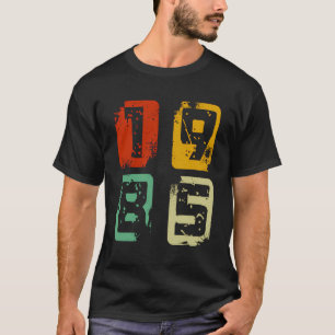 T-shirt Année De Naissance 1985 Pour Hommes Et Femmes Retr