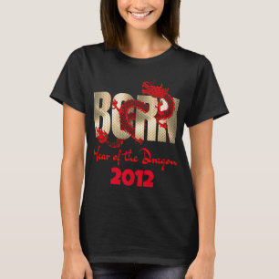 T-shirt Année de naissance Dragon 2024, 2012, 2000, 1988