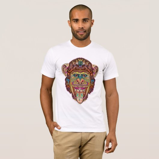 T-shirt Année de singe du DA (Devant entier)