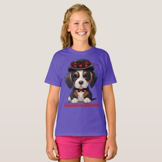 T-shirt Année de Woofs! (Devant entier)