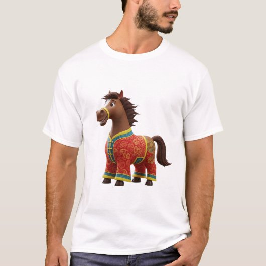 T-SHIRT ANNÉE DU CHEVAL (Devant)