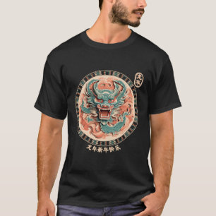 T-shirt Année Du Dragon 2024 Femmes D'Art Chinoises Vintag