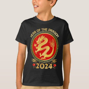 T-shirt Année du Dragon 2024 Nouvel An chinois
