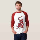 T-shirt Année du dragon - Dragon chinois (Devant entier)