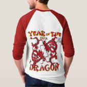 T-shirt Année du dragon - Dragon chinois (Dos)