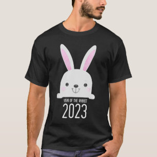 T-shirt Année Du Lapin 2023 Chinois Zodiac Lunar New Y