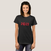T-shirt Année Du Lapin 2023 Chinois Zodiac Lunar New Y (Devant entier)