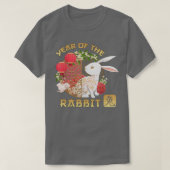 T-shirt Année du lapin Joyeux Lunaire Nouvel An 2023 T-Shi (Design devant)