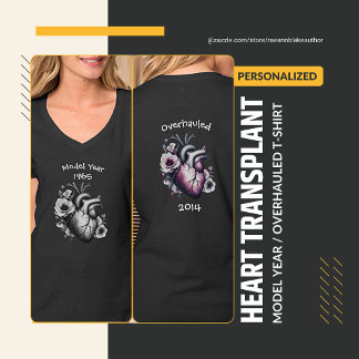 T-shirt Année du modèle/T-shirt de greffe cardiaque révisé