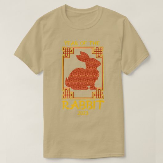 T-shirt Année Du Rabbit Chinois Nouvel An 2023 Premium T (Design devant)