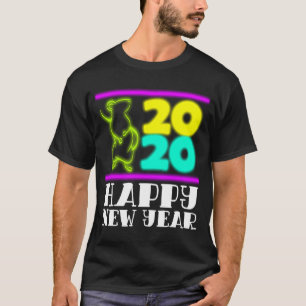 T-shirt Année du Rat 2020 Chinois Lunaire Nouvel An Zodiac