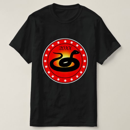T-shirt Année du serpent (Design devant)