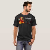 T-shirt Année Du Serpent 2025 Calendrier Heureux Chinois N (Devant entier)