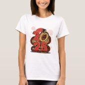 T-shirt Année Du Serpent 2025 | Zodiac chinois 2025 (Devant)