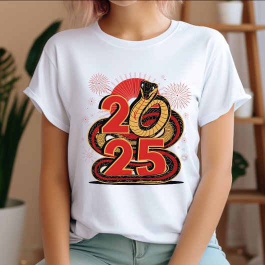 T-shirt Année Du Serpent 2025 | Zodiac chinois 2025