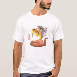 T-shirt Année Du Serpent Chinois Zodiaque Animal Horoscop