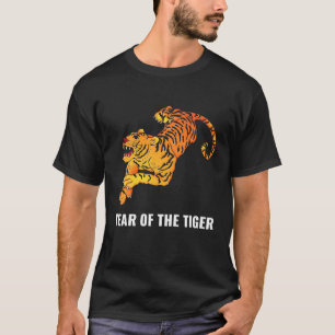 T-shirt Année Du Signe Zodiaque Chinois Du Tigre