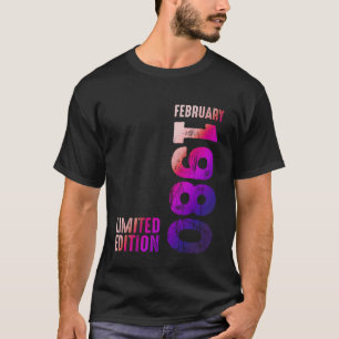 T-shirt Année géniale 1980 février 1980 depuis 1980 Rétro