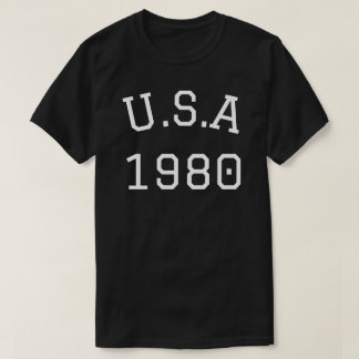 T-shirt Année personnalisée États-Unis