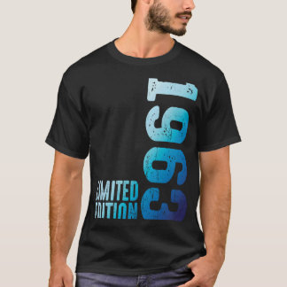 T-shirt Année stupéfiante 1963 Naissance Vintage depuis 19