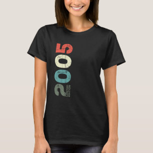 T-shirt Année stupéfiante 2005 Naissance Vintage depuis 20