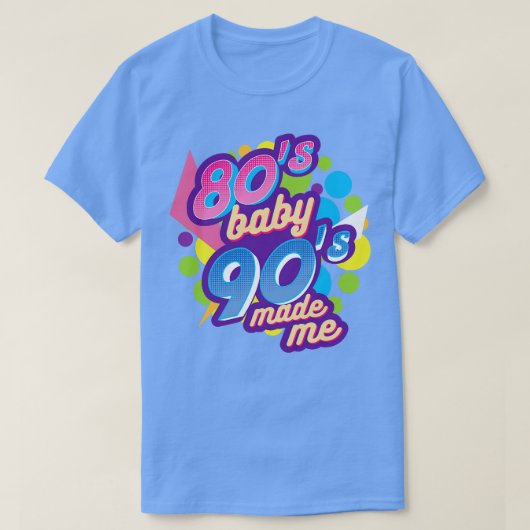 T-shirt années 80 années 90 (Design devant)