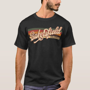 T-shirt Années 80 vintages les années 70 Bakersfield Rétro
