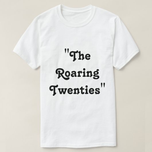 T-shirt Années folles (Design devant)